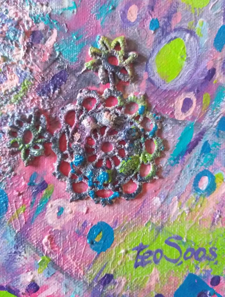 Original Conceptual Landscape Painting by Teo Soos