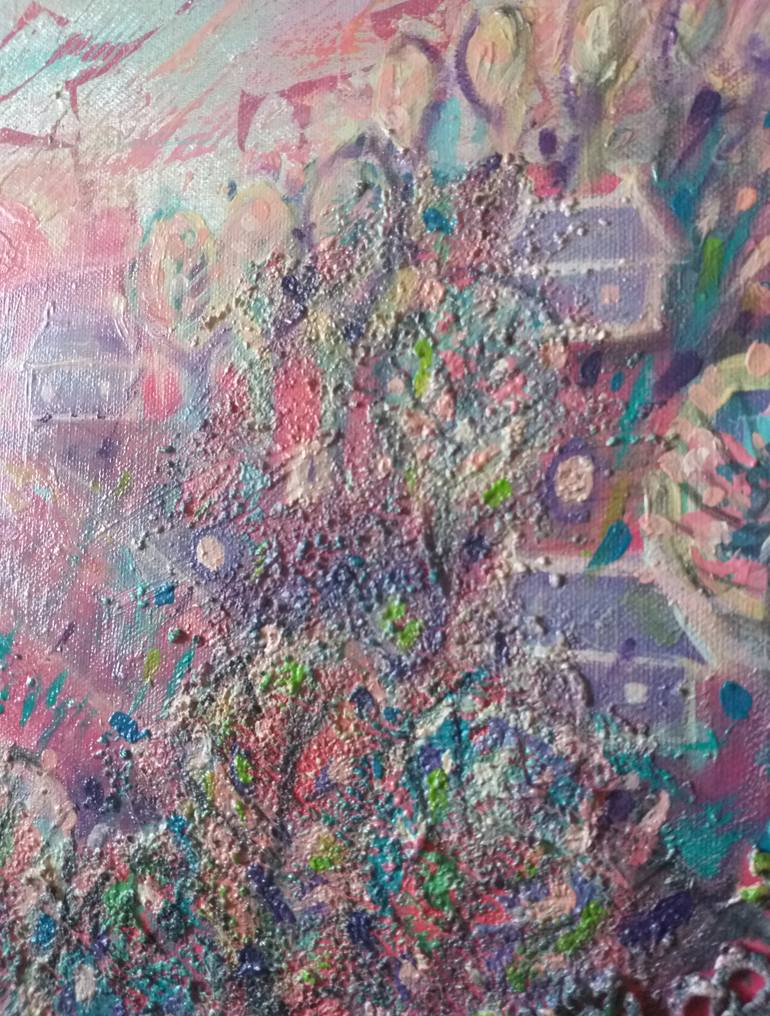 Original Conceptual Landscape Painting by Teo Soos