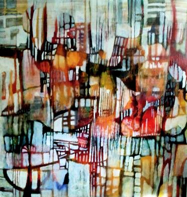 Original Abstract Architecture Paintings by Caia Matheson