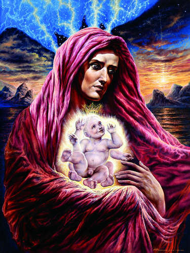 Original Fine Art Fantasy Painting by Aleksandr Rekunenko