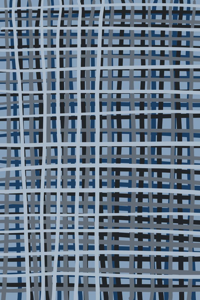 Original Contemporary Abstract Digital by Edyta Jarkiewicz