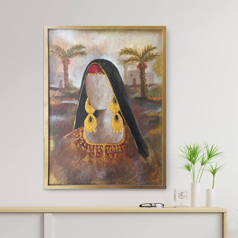 Original Contemporary Abstract Painting by Marwa Eldeeb