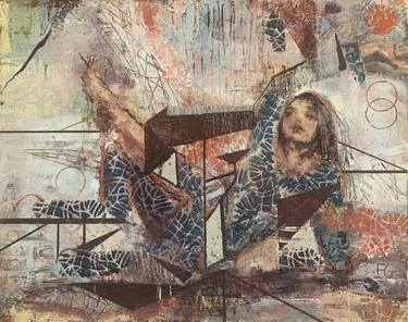 Original Abstract Women Painting by Fiorenza Gorini