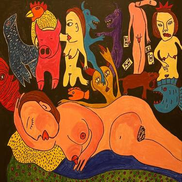 Print of Nude Paintings by Irina Rylach