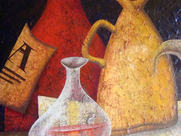 Original Food & Drink Painting by Andrej Lozovoj