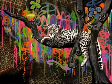 Original Street Art Animal Paintings by Franky Castle