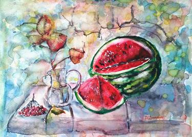 Print of Food Paintings by Tamara Vitsenkova