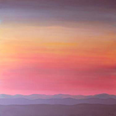 Saatchi Art Artist Kirstin McCoy; Paintings, “Red Sky At Night - Sunset Art” #art