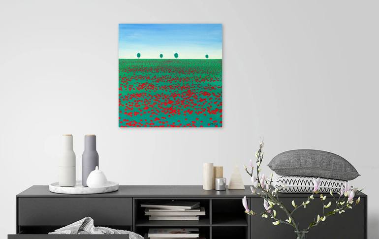 Original Abstract Landscape Painting by Kirstin Mccoy