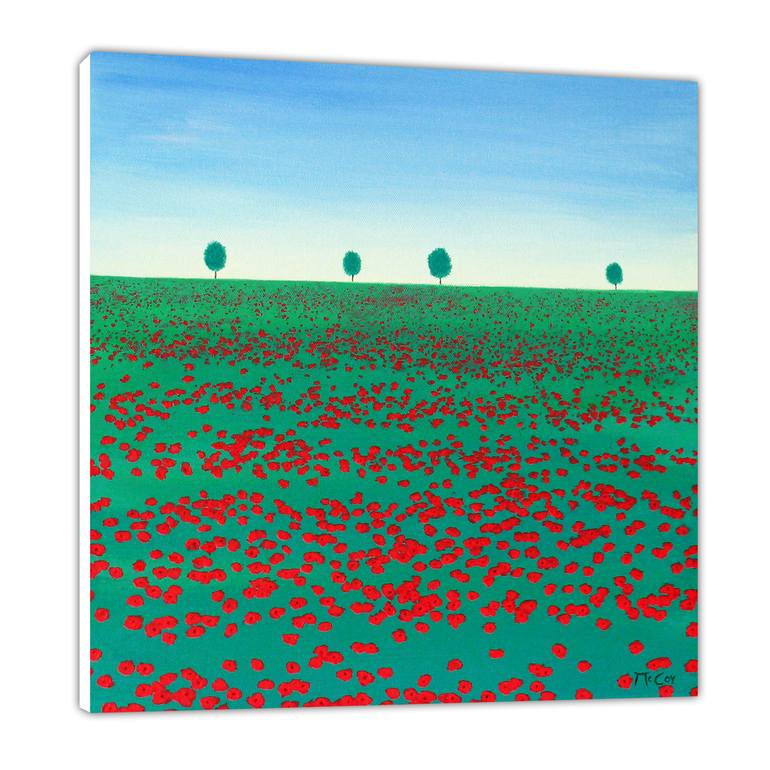 Original Abstract Landscape Painting by Kirstin Mccoy