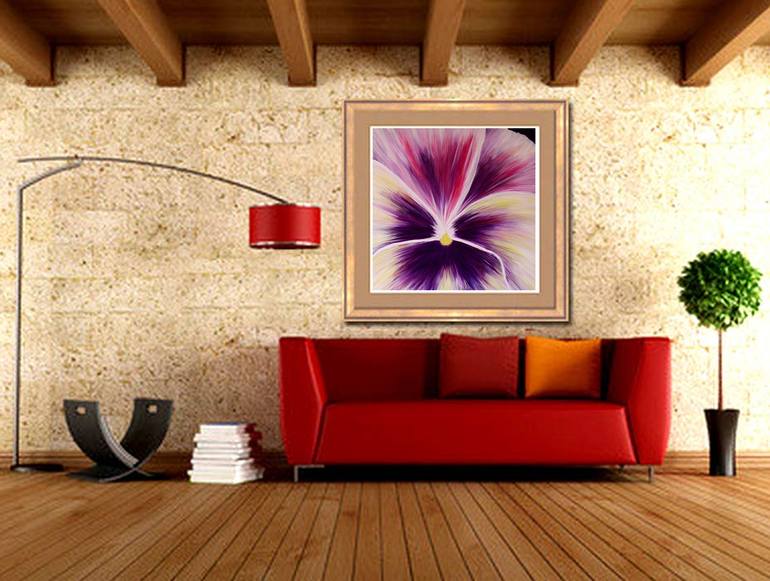 Original Abstract Floral Painting by Kirstin McCoy