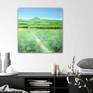 READY TO HANG: The edges of the canvas are painted white so the art is ready to hang.