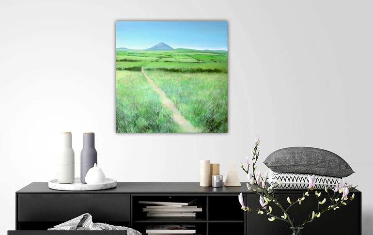 Original Impressionism Landscape Painting by Kirstin McCoy