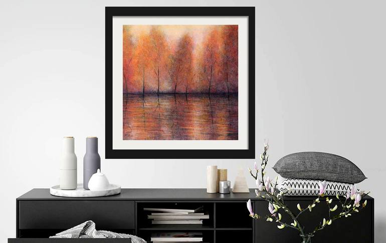 Original Impressionism Landscape Painting by Kirstin McCoy