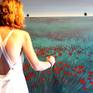 Kirstin McCoy painting 'Poppy Field'