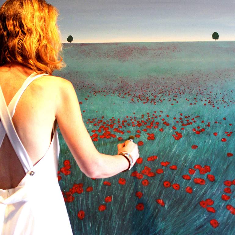 Original Expressionism Abstract Painting by Kirstin Mccoy