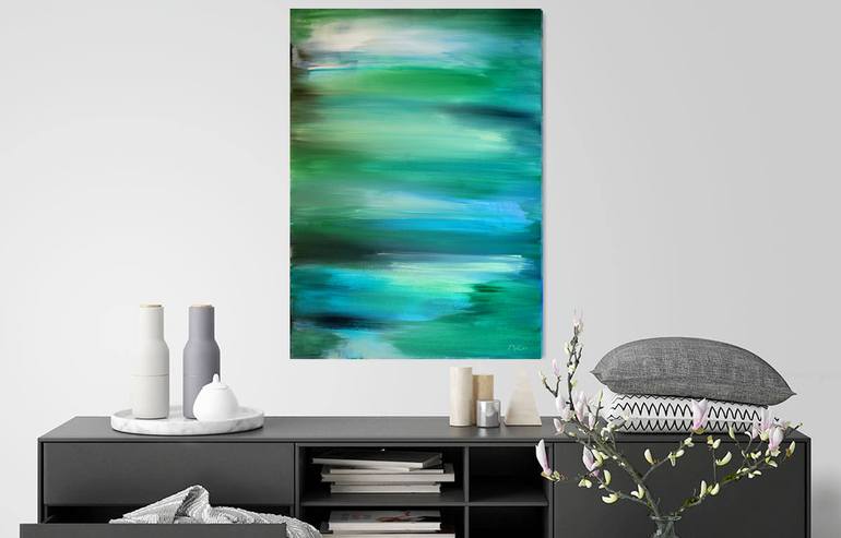 Original Impressionism Abstract Painting by Kirstin McCoy