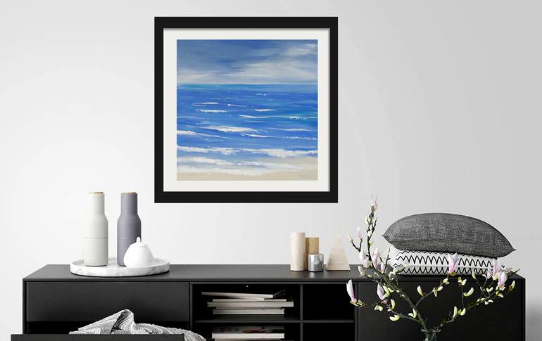 Original Abstract Seascape Painting by Kirstin McCoy