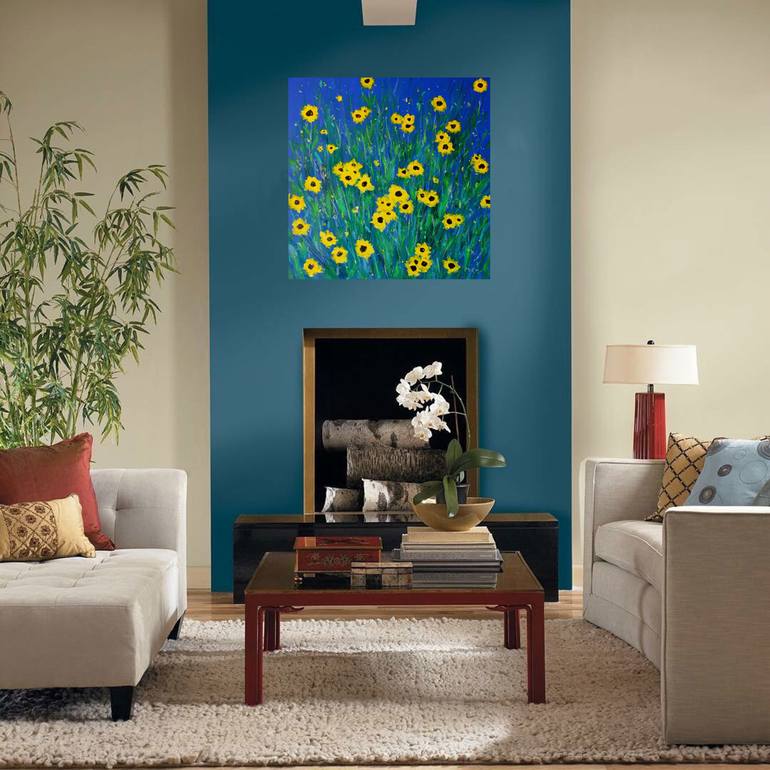 Sunflowers Painting by Kirstin McCoy | Saatchi Art