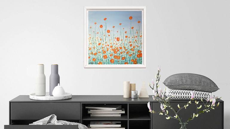 Original Expressionism Floral Painting by Kirstin Mccoy