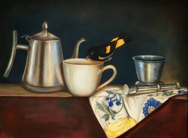Teapot, cup and Bird thumb