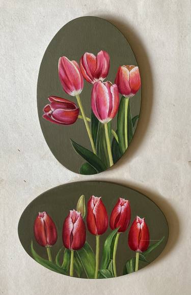 Tulip Garden Diptych thumb