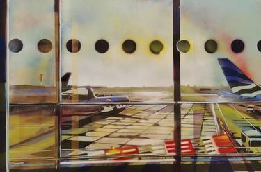 Original Aeroplane Paintings by Zsombor Barakonyi