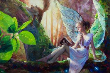 Print of Fine Art Fantasy Paintings by Max Feng