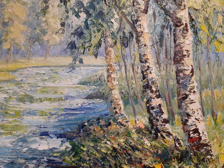 Original Realism Landscape Painting by Aleksandra Lyuchik