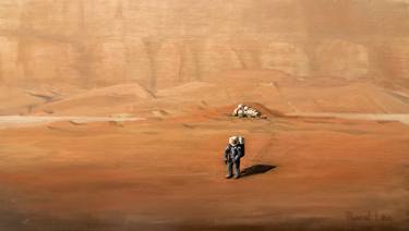 Original Realism Outer Space Paintings by Pascal Lee