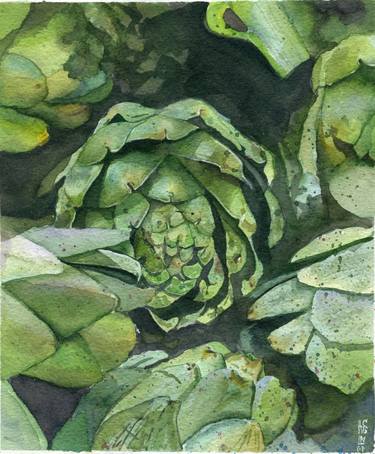 Print of Realism Botanic Paintings by Anna Zakharchenko