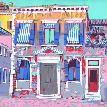 Original Expressionism Architecture Paintings by Vitali Komarov