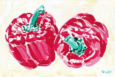 Paprika painting vegetable food kitchen expressionism thumb