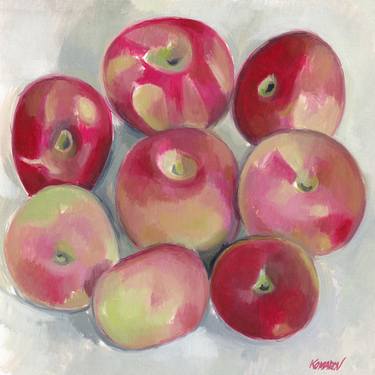 Apple oil painting fruit food kitchen impressionism cubism thumb