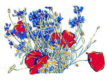 Print of Contemporary Floral Digital by Vitali Komarov