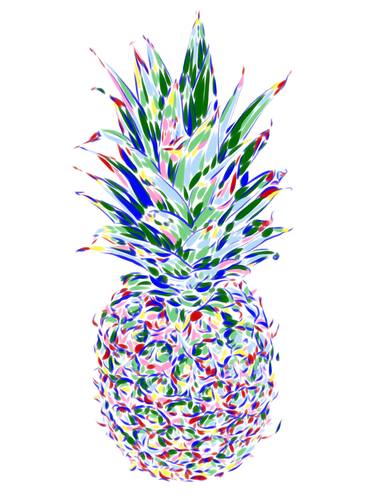 Pineapple fruit food colorful modern large kitchen thumb