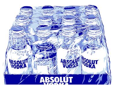 Absolut vodka painting blue modern drink pop art thumb