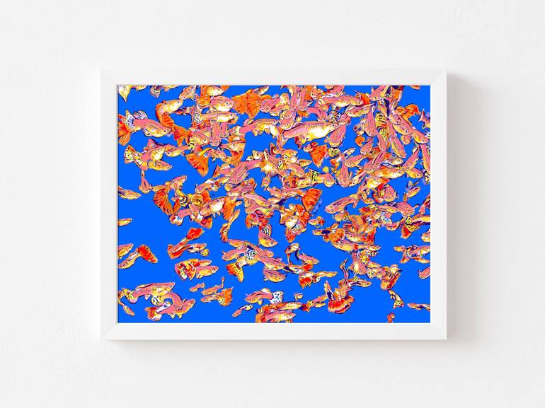 Original Abstract Fish Digital by Vitali Komarov