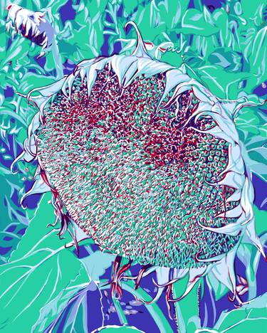 Print of Expressionism Floral Digital by Vitali Komarov