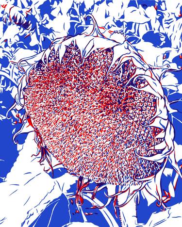 Print of Expressionism Floral Digital by Vitali Komarov