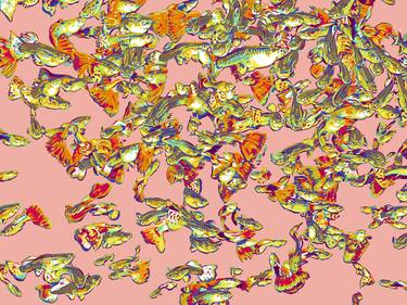 Print of Abstract Fish Digital by Vitali Komarov
