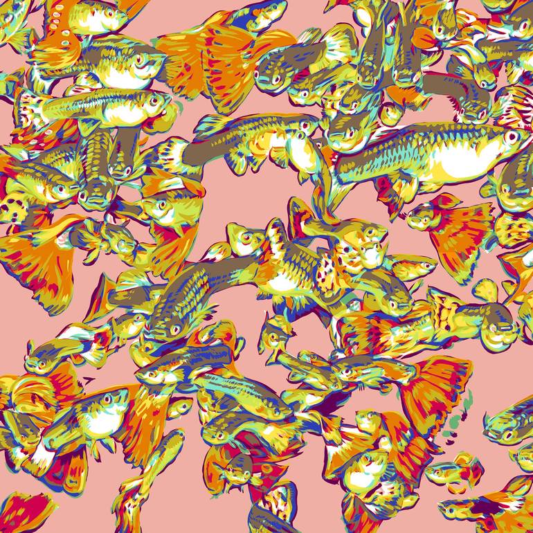 Original Fish Digital by Vitali Komarov