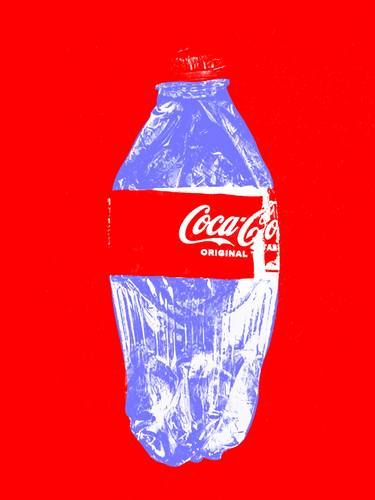 Coca-Cola large abstract red kitchen pop art thumb