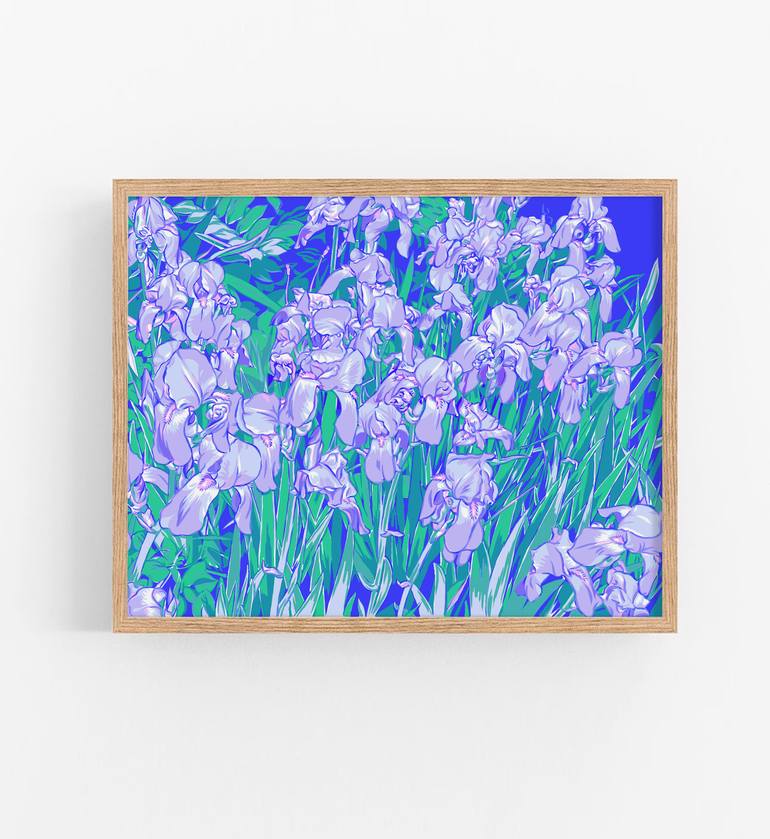 Original Contemporary Floral Digital by Vitali Komarov