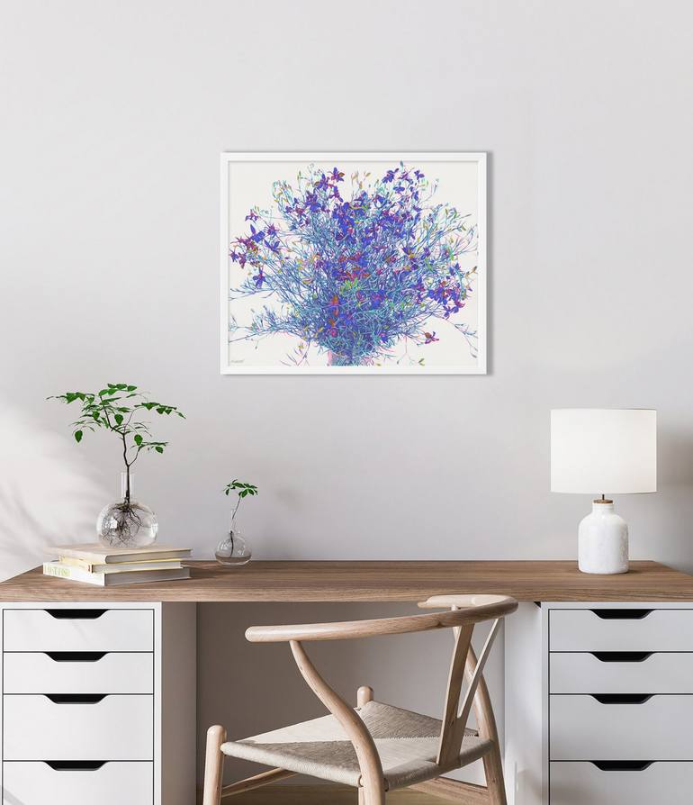 Original Floral Painting by Vitali Komarov