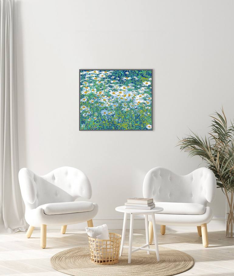 Original Impressionism Botanic Painting by Vitali Komarov