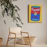 Campbell's soup can painting after Andy Warhol original pop art