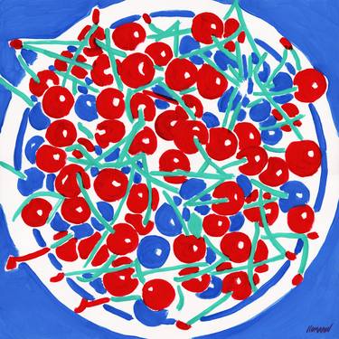 Original Pop Art Food Paintings by Vitali Komarov