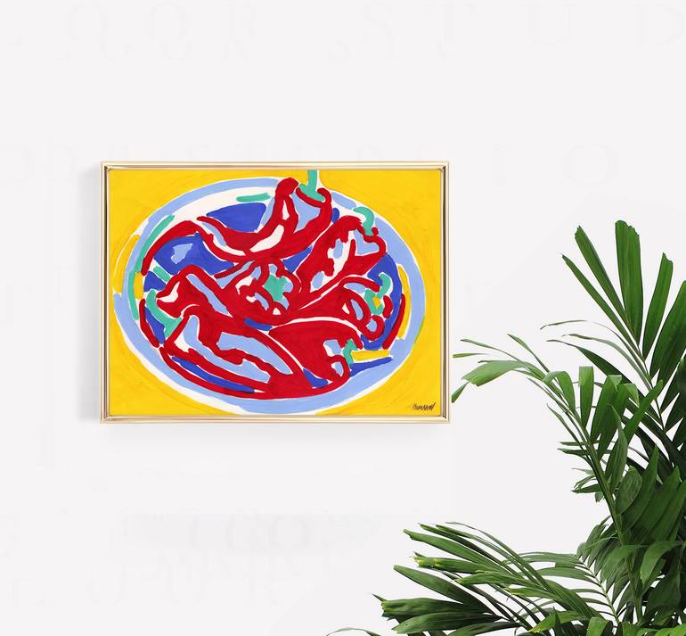 Original Conceptual Food & Drink Painting by Vitali Komarov