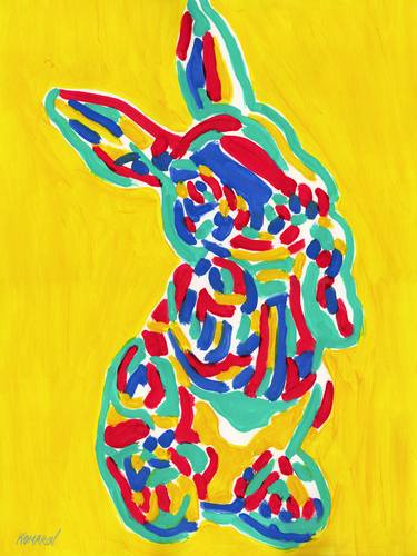 Print of Pop Art Animal Paintings by Vitali Komarov